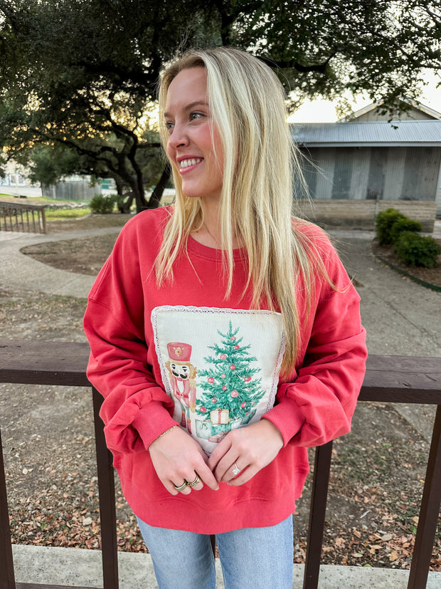 Cutesy Christmas Pullover Top