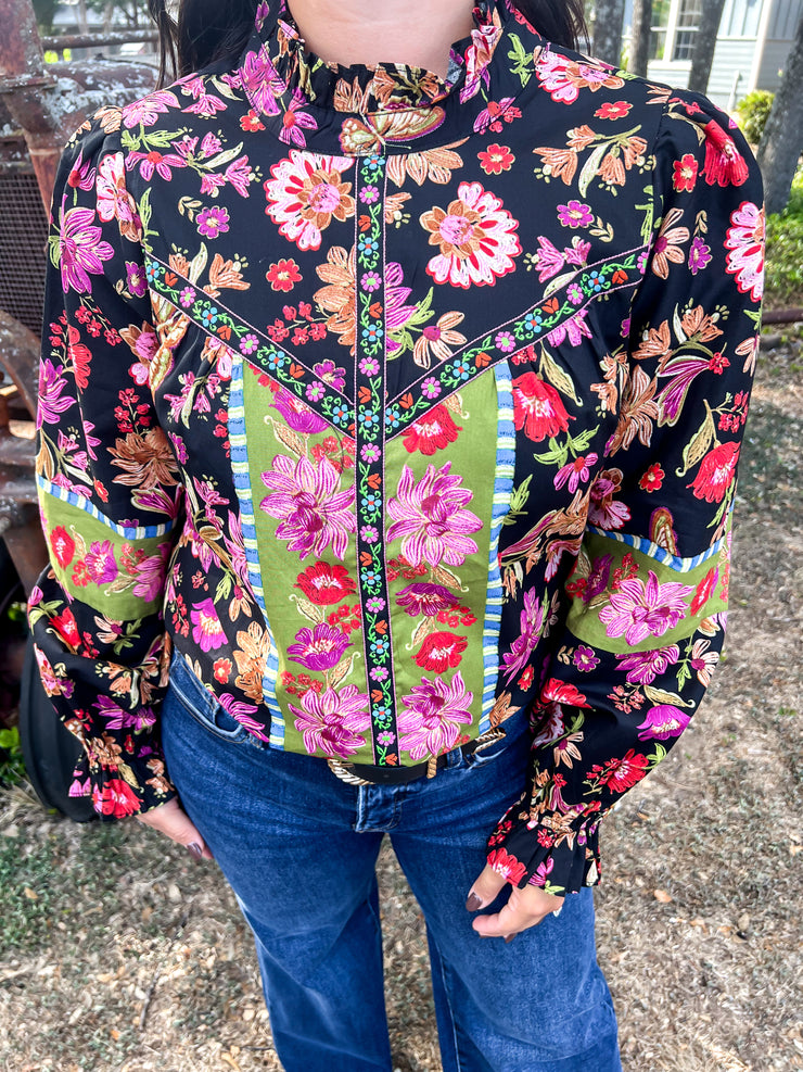 Chic Patterned Top
