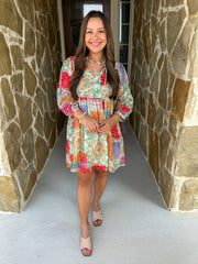 Joyful Patterns Dress