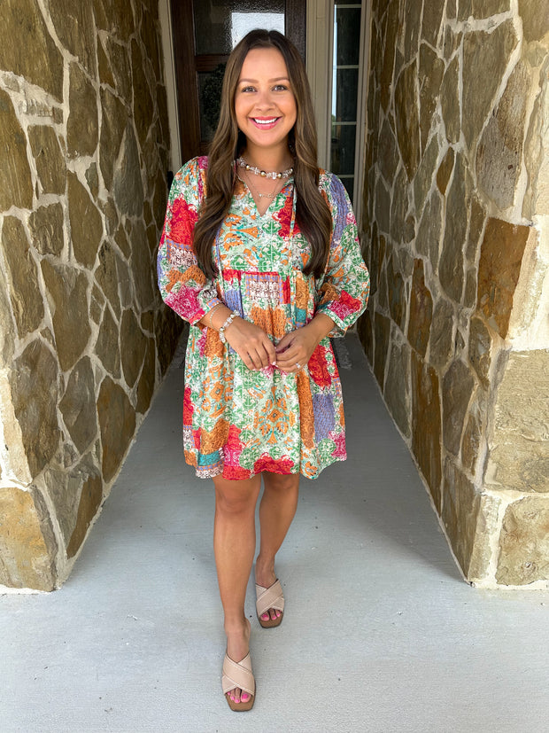 Joyful Patterns Dress