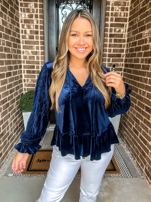 Winter Days Velvet Top