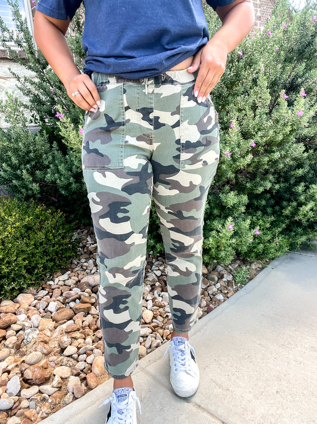 Cargo Jogger Pants - Camo
