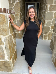 In Routine Classic Dress - Black