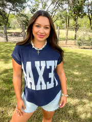 Game On Texas Top - Navy