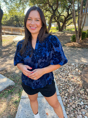 Winter Nights Top - Blue