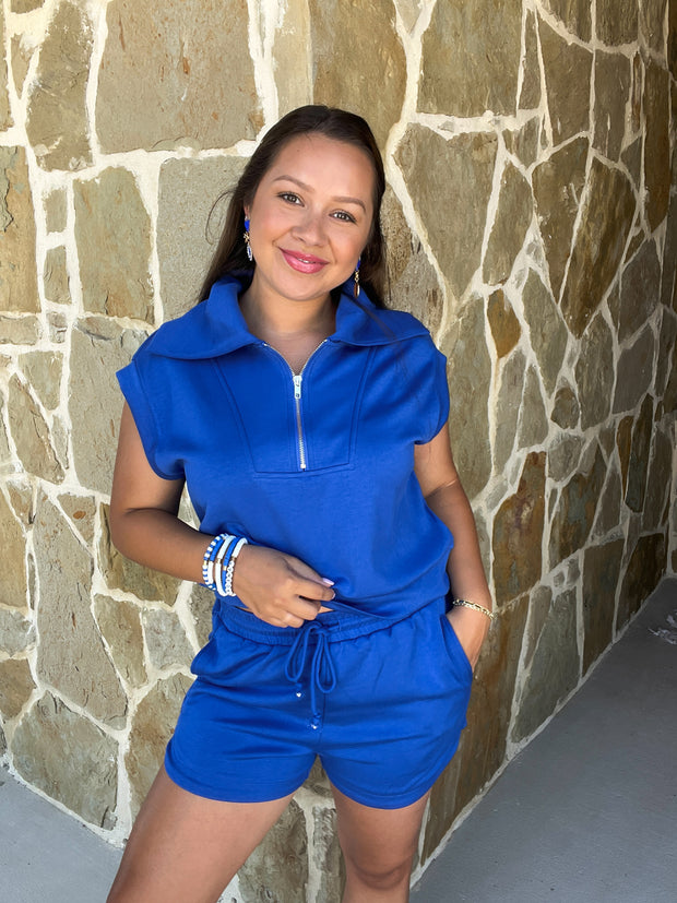 Meet Me On the Field Set - Cobalt Blue