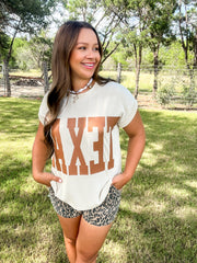 Game On Texas Top - Cream