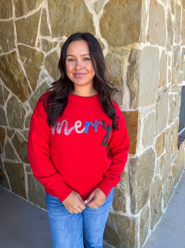 Festive Season Sweater - Red