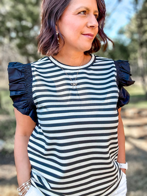 Let's Talk Stripes Top