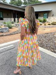 Throw Confetti Multicolored Dress