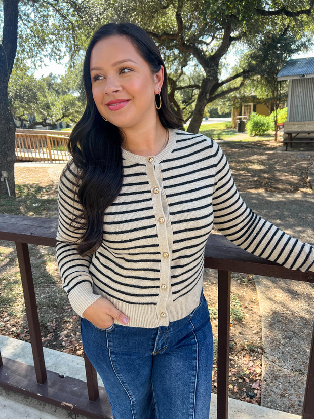 Easton Striped Cardigan