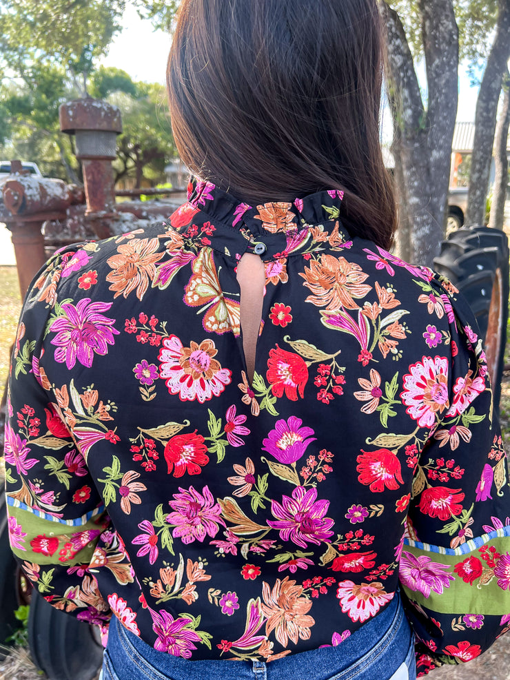 Chic Patterned Top