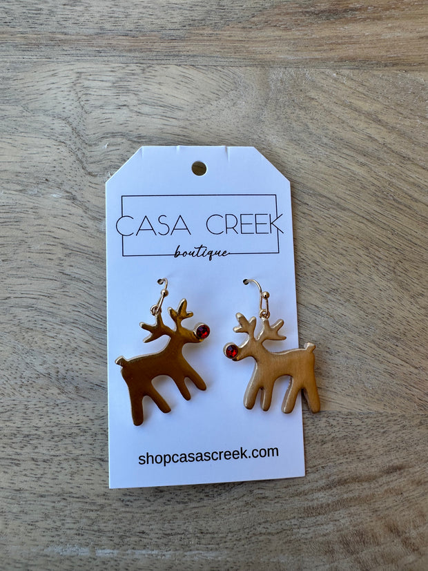 Reindeer Earrings