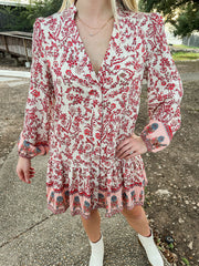 Luxe Scarlett Letter Mini Dress