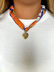 Tangled In Love Scarf Necklace - Treasure Jewels