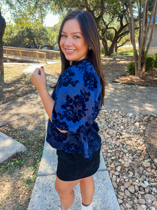 Winter Nights Top - Blue