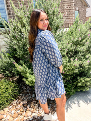 Changing Skies Printed Dress