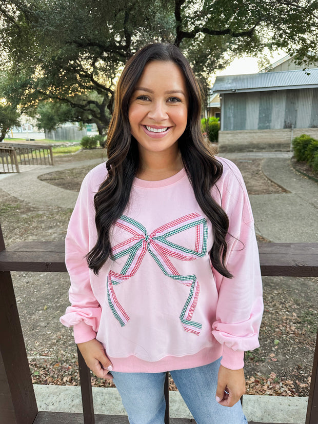 Coquette Christmas Pullover Top