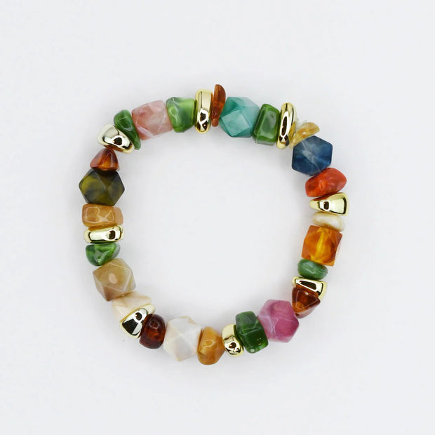 Color Twist Beaded Bracelet