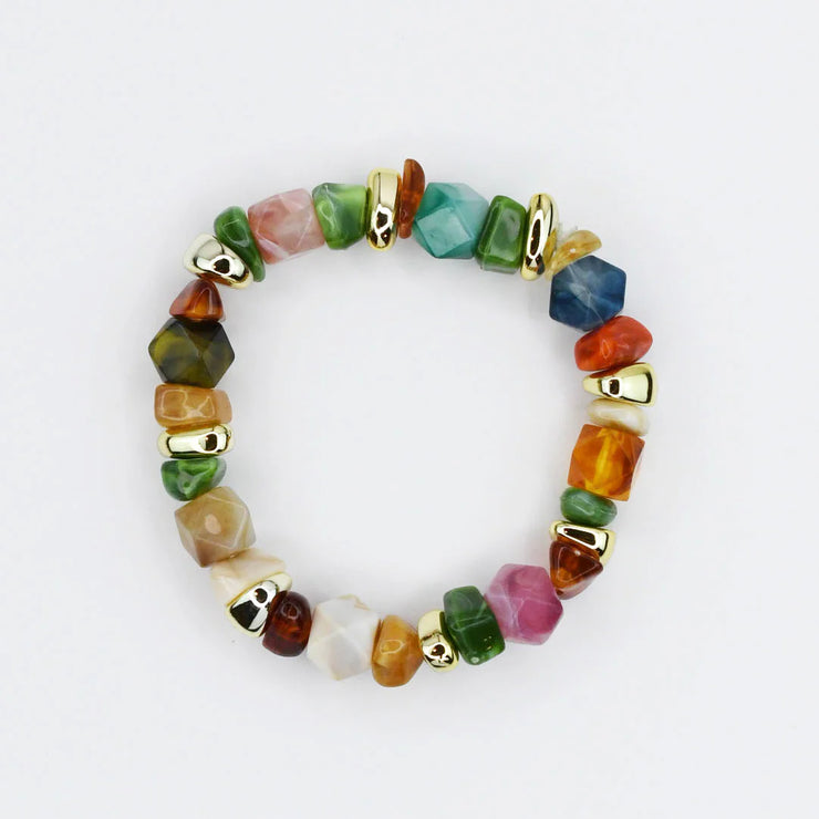 Color Twist Beaded Bracelet