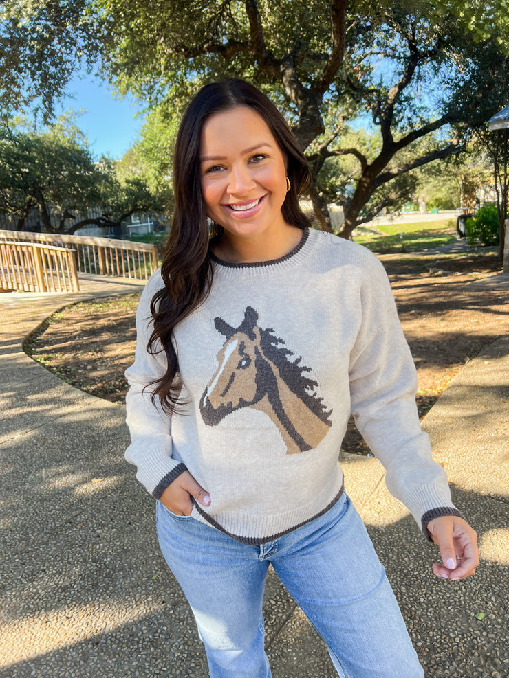 Saddle Up Horse Sweater