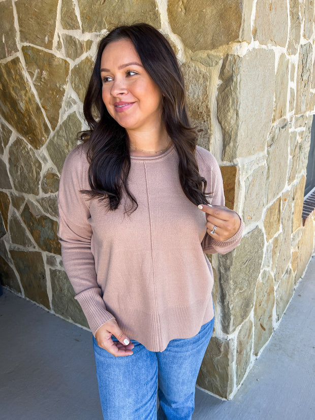 Winter Fireside Sweater - Taupe