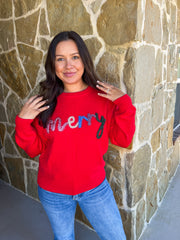 Festive Season Sweater - Red