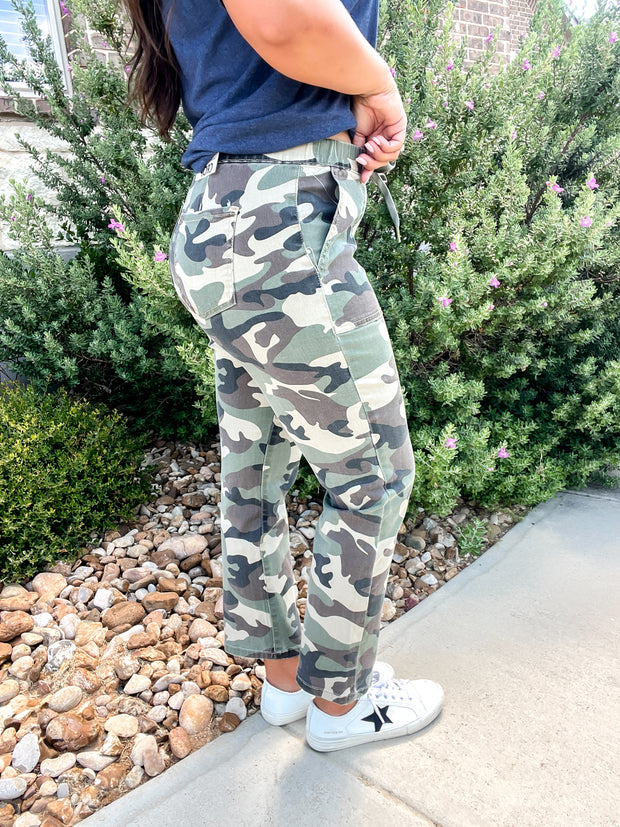 Cargo Jogger Pants - Camo