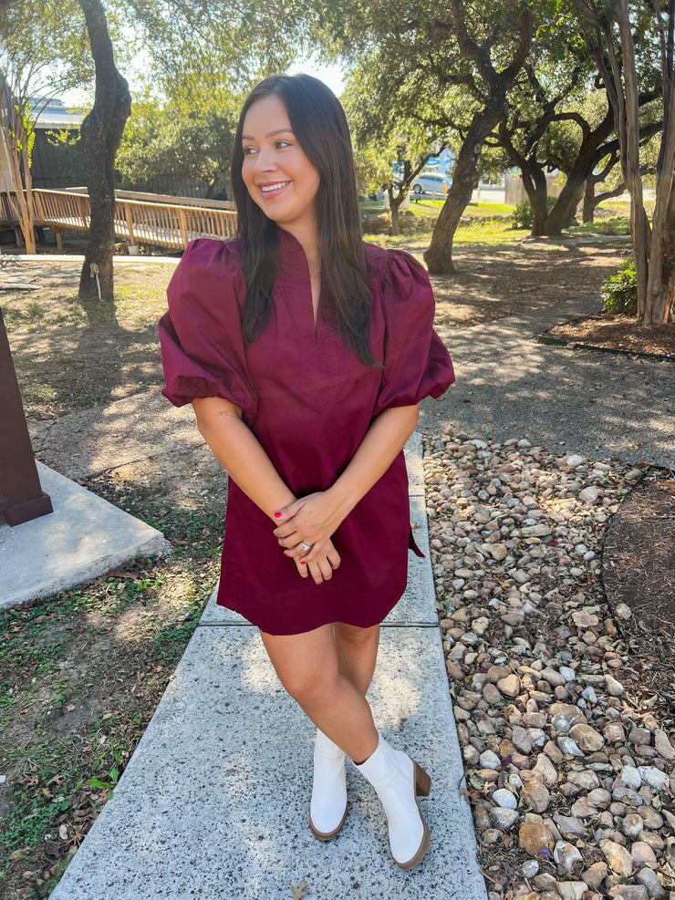 Cabernet Mini Dress