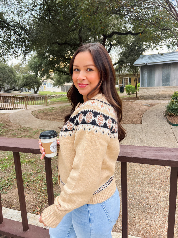 Fair Isle Patterned Sweater