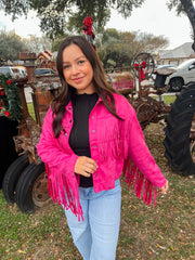 All the Sass Fringe Jacket