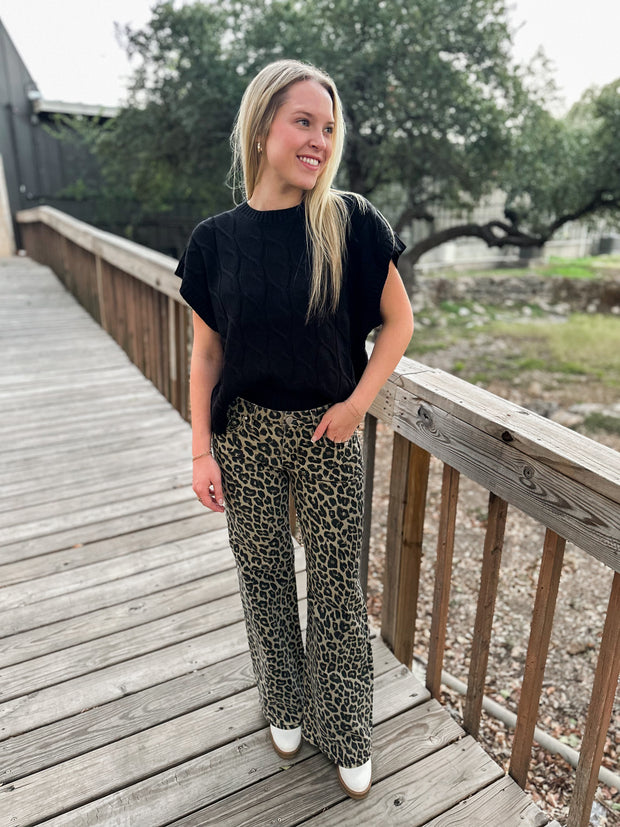 Leopard Risen Jeans