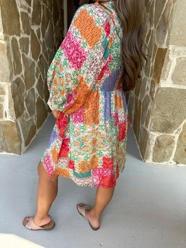 Joyful Patterns Dress
