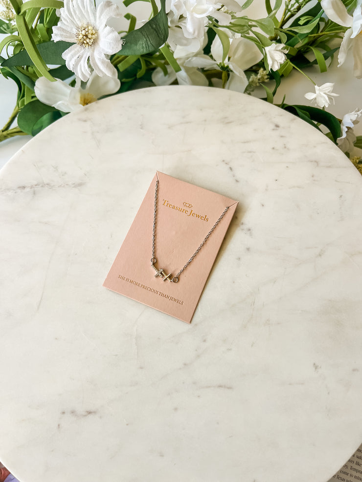 Cross Silver Necklace - Treasure Jewels