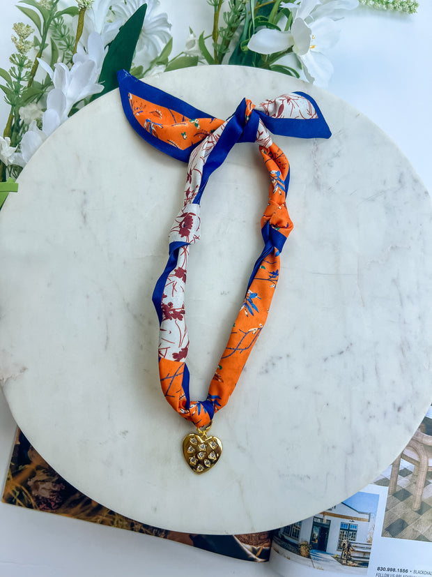 Tangled In Love Scarf Necklace - Treasure Jewels