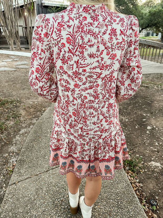 Luxe Scarlett Letter Mini Dress