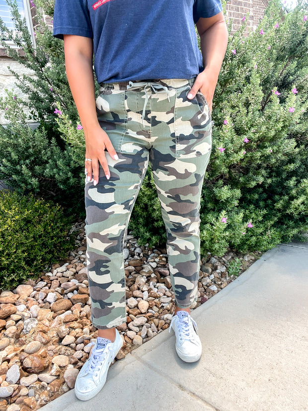 Cargo Jogger Pants - Camo