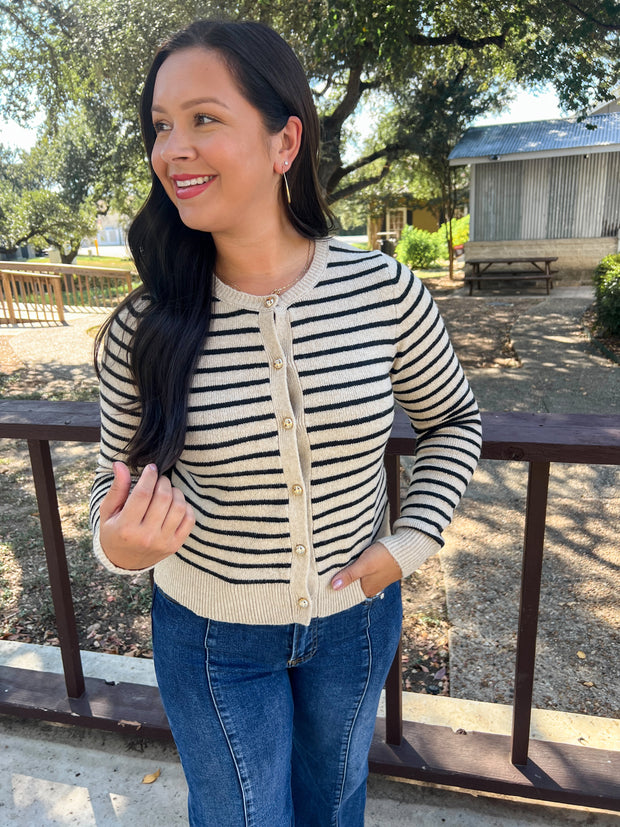 Easton Striped Cardigan