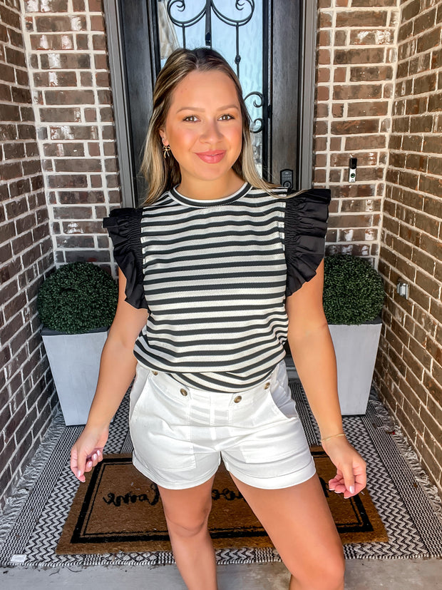 Let's Talk Stripes Top