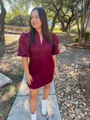 Cabernet Mini Dress