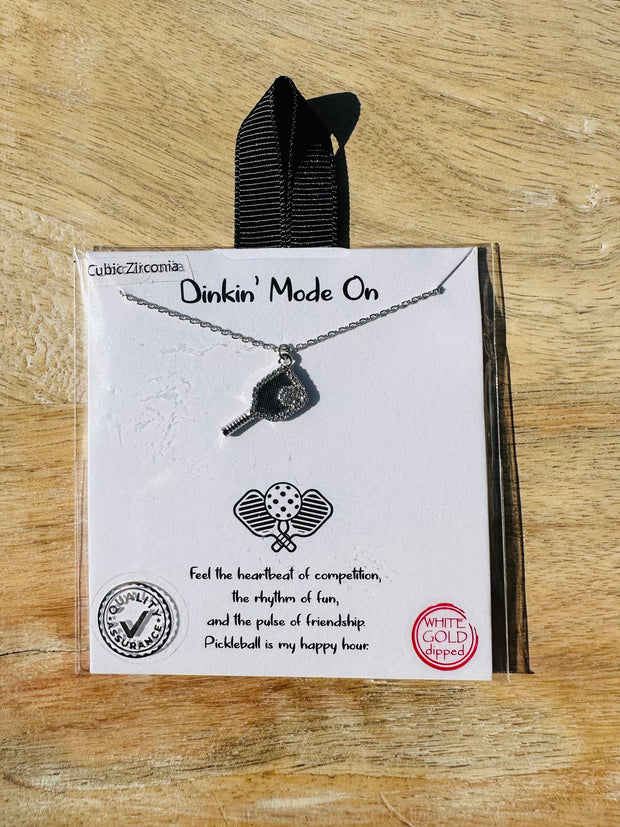 Dinkin' Mode On Necklace