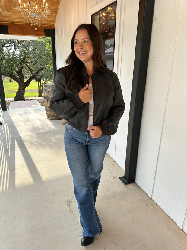 Rowan Wide Leg High Rise Risen Jeans