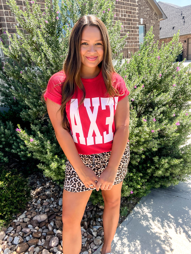 Game Time Girl Skort - Leopard
