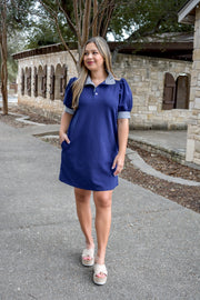 Match Made in Heaven Dress - Navy