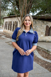 Match Made in Heaven Dress - Navy