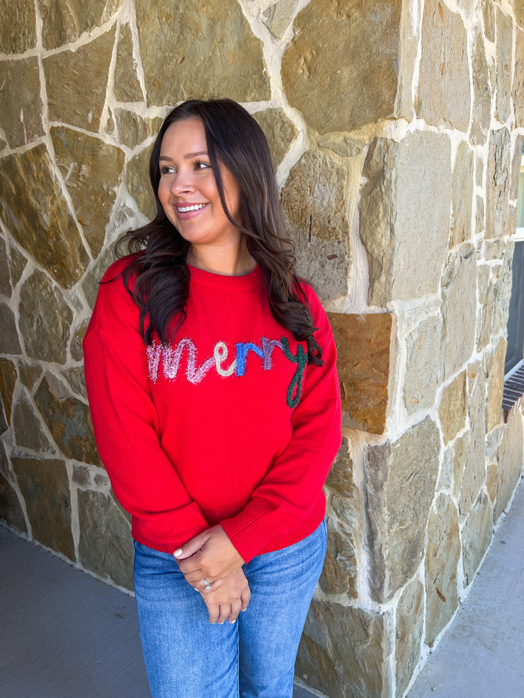 Festive Season Sweater - Red