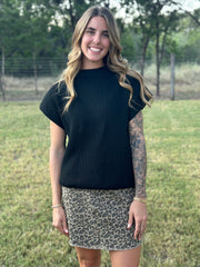 Leopard Mini Skirt