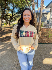 Merry Plaid Mineral Wash Top