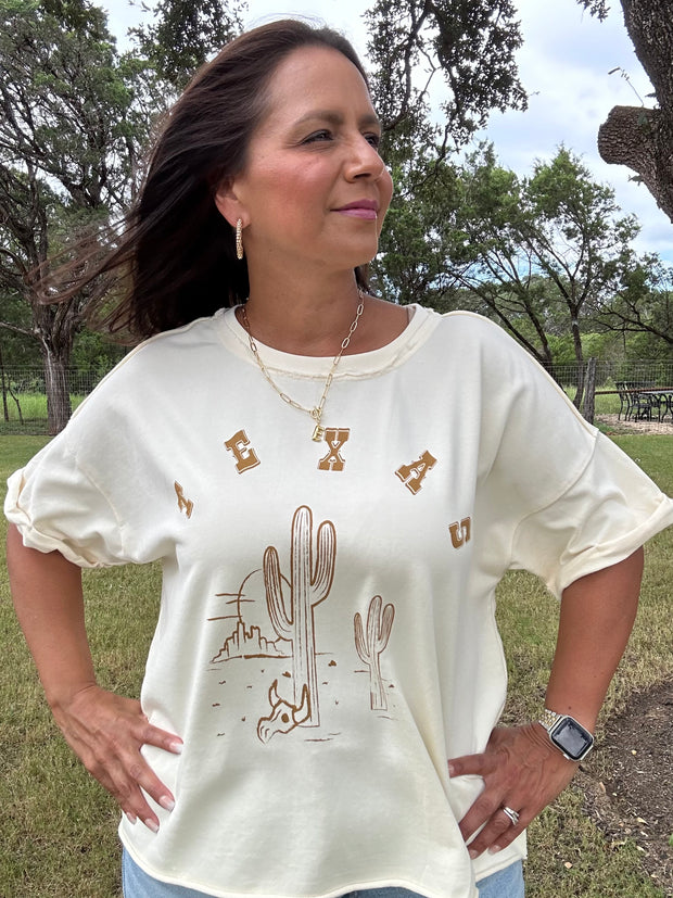 Home Sweet Home Texas Graphic Top