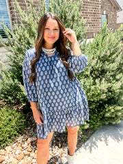 Changing Skies Printed Dress